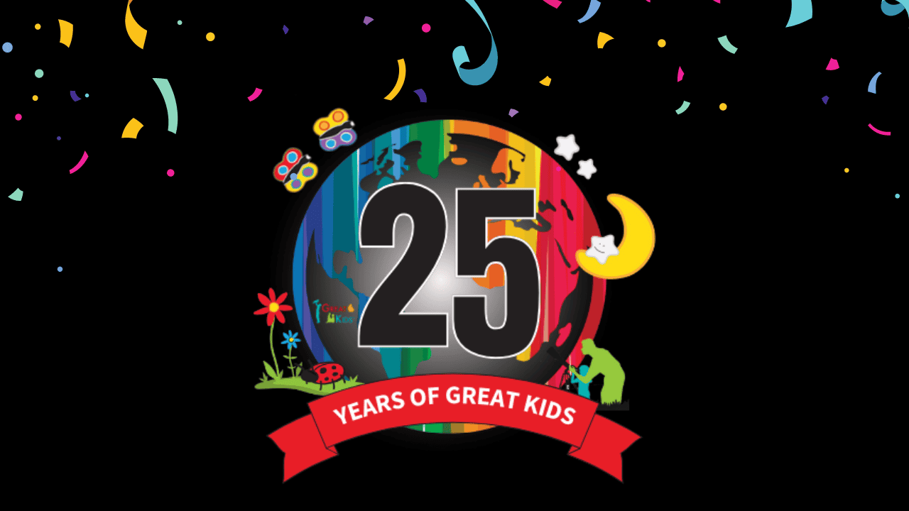 Anniversary logo for Great Kids.